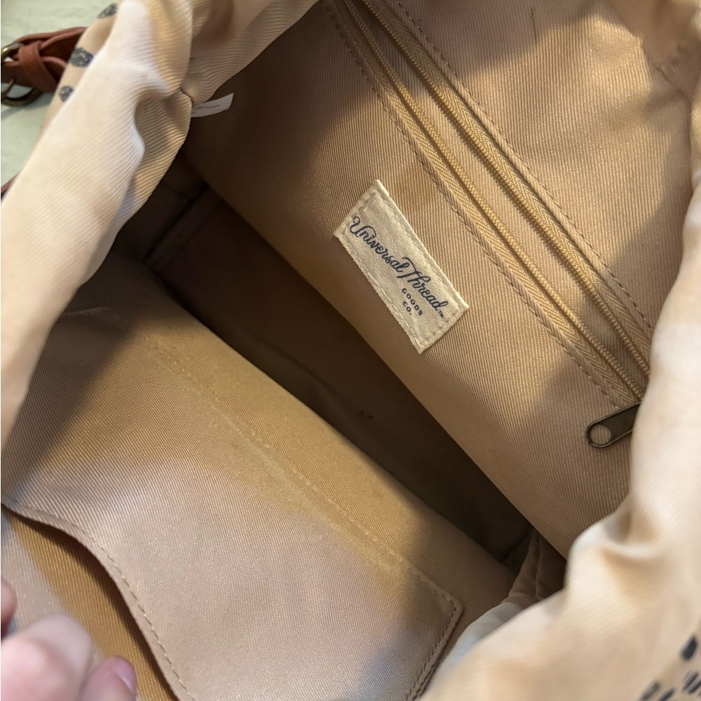 Universal Thread Womens Leopard Print Back Pack - image 5